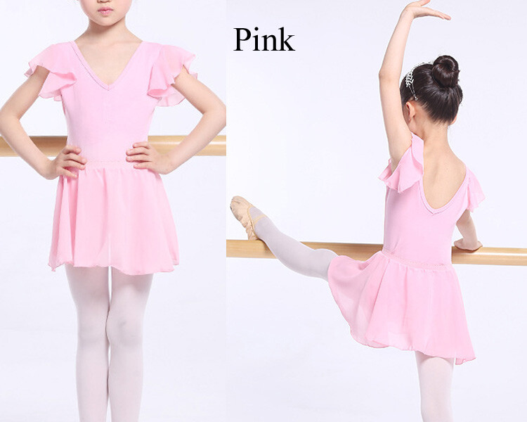 AU SELLER Child Adult 2 Pcs Set Dance Ballet Cotton Leotard Chiffon Skirt da028