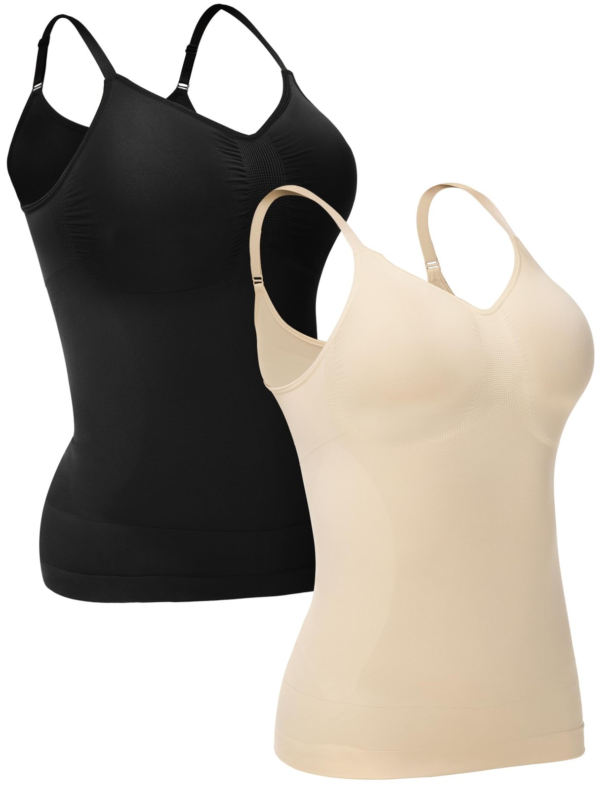 Compression Tank Tops for Women, High Shaping Scoop & V-Neck Cami, Shapewear …