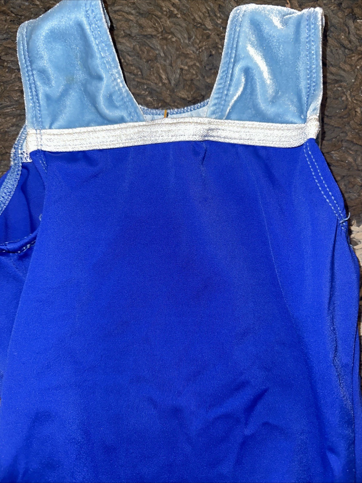 BEAUTFUL GK ELITE Gymnastics Dance Leotard Child Small Blue Teal SEQUINS