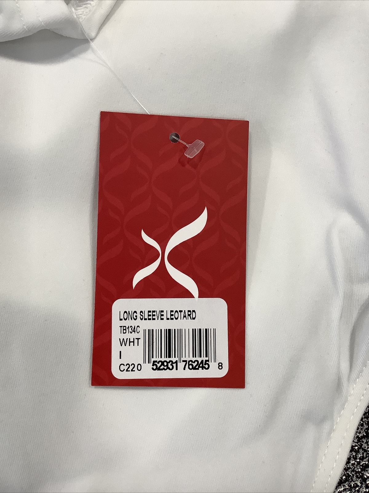 Capezio Long Sleeve Leotard White size 1/CH