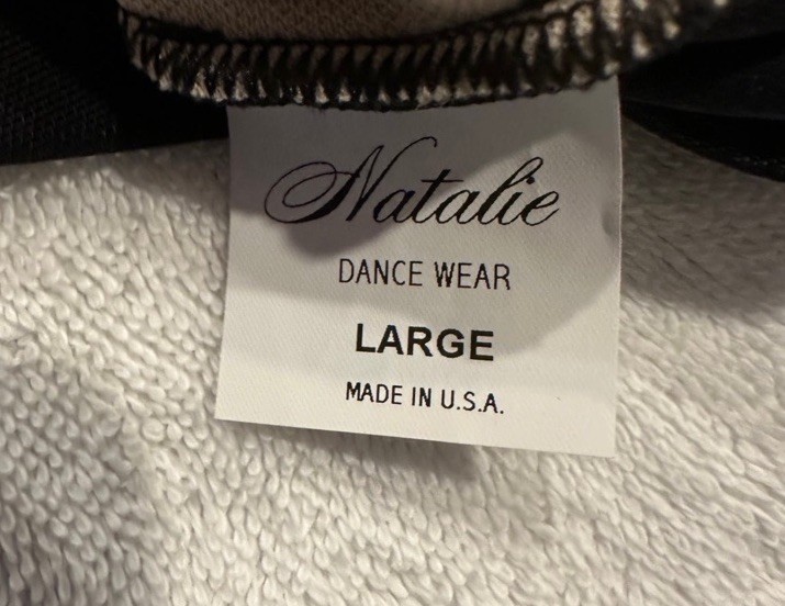 NATALIE COUTURE NC8893 Mesh Zip Front Black Shorty Unitard Biketard NWT sz Large