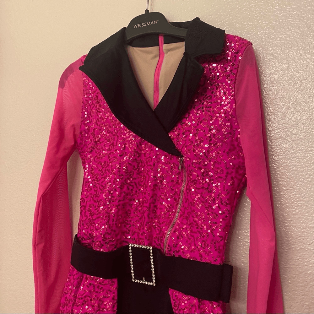 Weissman dance costume hot pink menswear Suit tux Aint We Got Fun 13796 SA adult