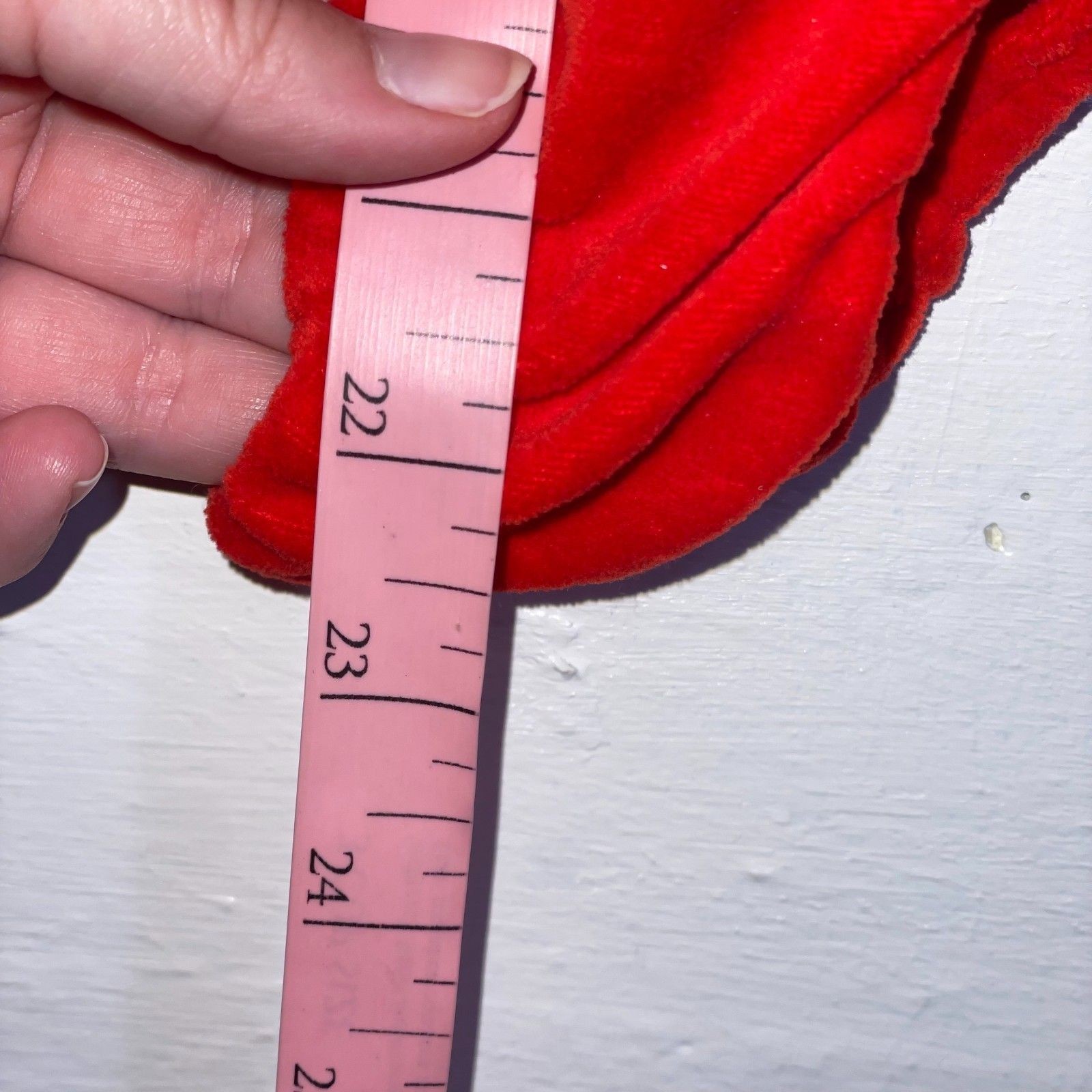 Vintage NWT Deadstock Bright Red Terrycloth Leotard Bodysuit Medium 80s 90s