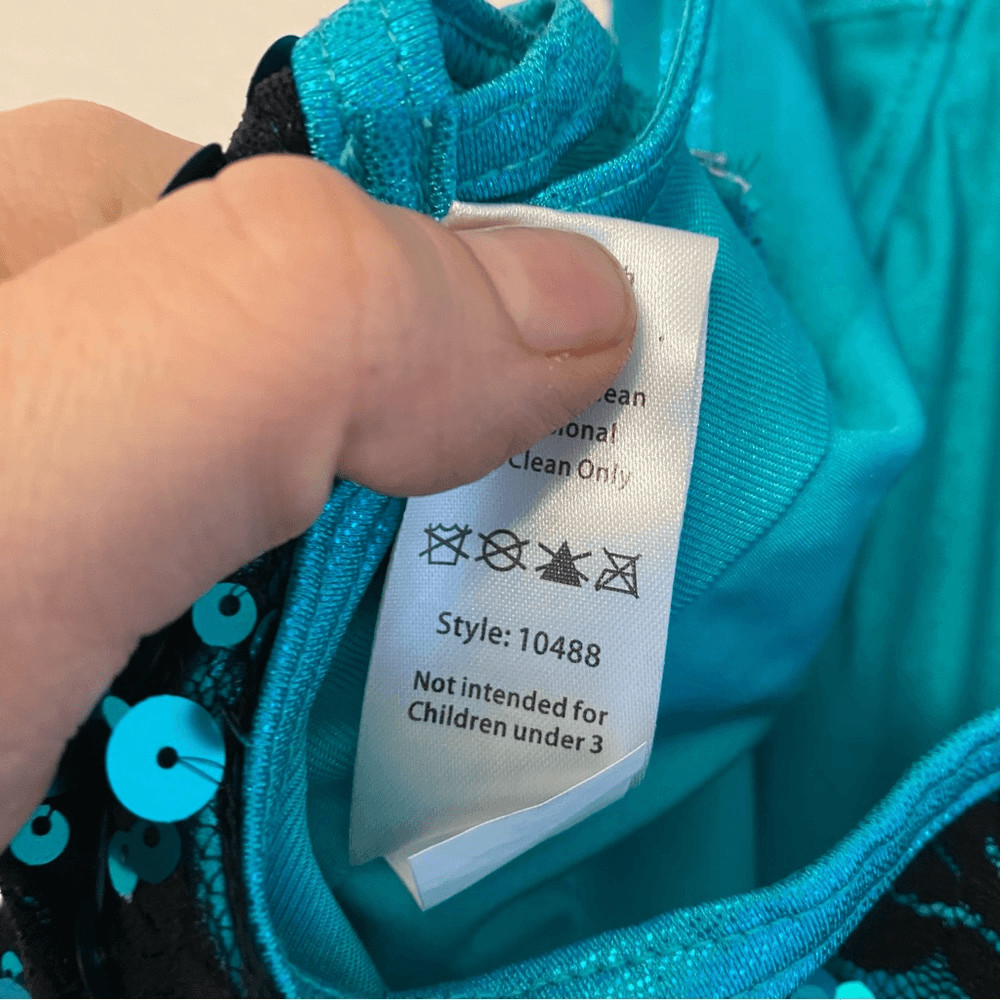 WEISSMAN Dance costume ballet feather aqua tutu U Got The Look 10488 adult SA