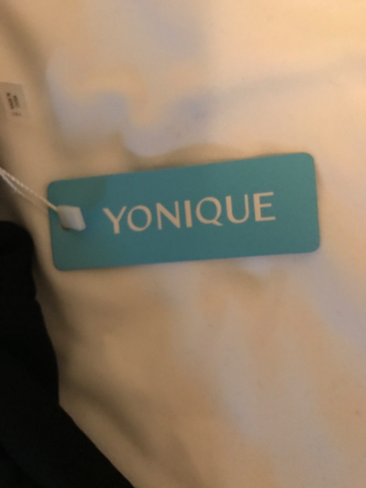YONIQUE black swimsuit size 24W one piece ruffle sleeve removable padding