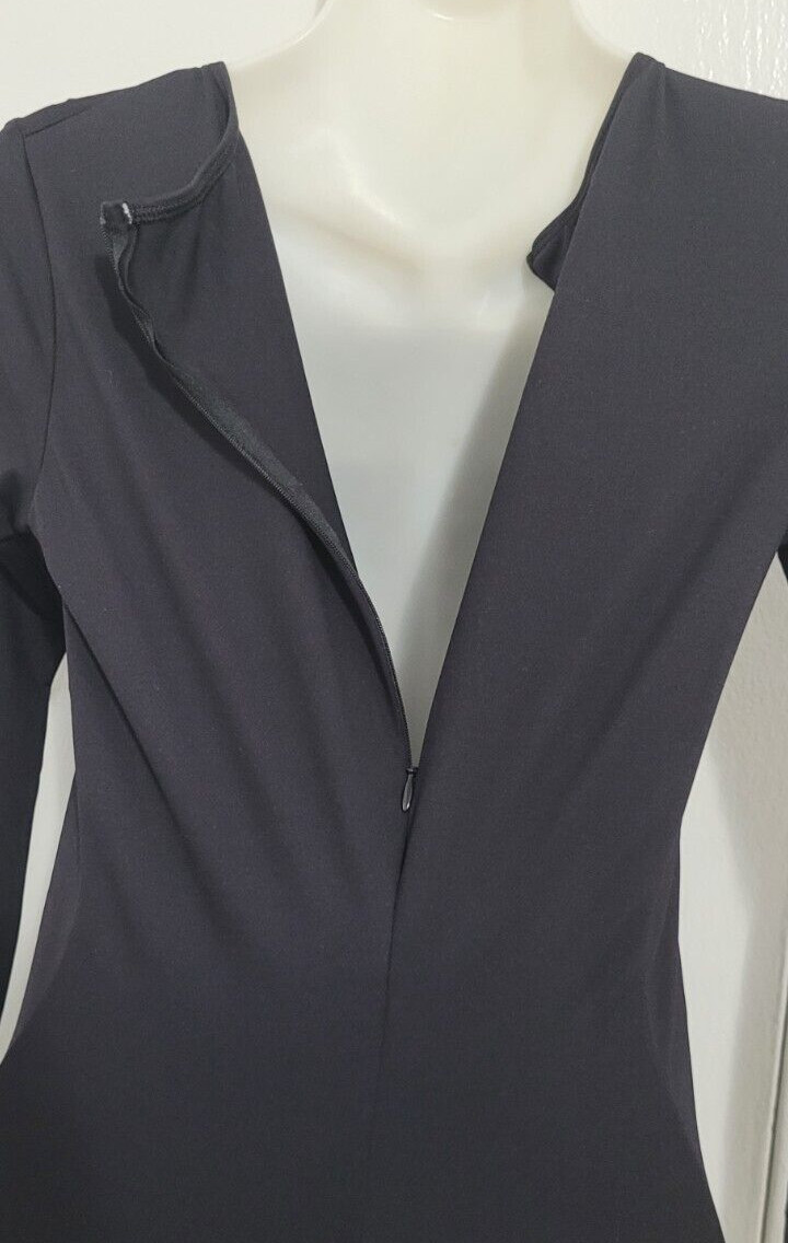 Eurotard 44130 Adult Full Body Dance Wear Unitard Long Sleeve Black Size M