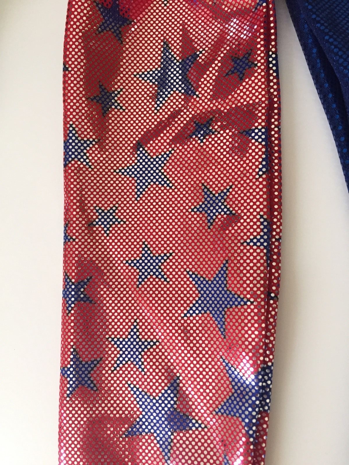 *NEW* AF leotard AXS gymnastics Alpha Factor adult extra small blue/red stars