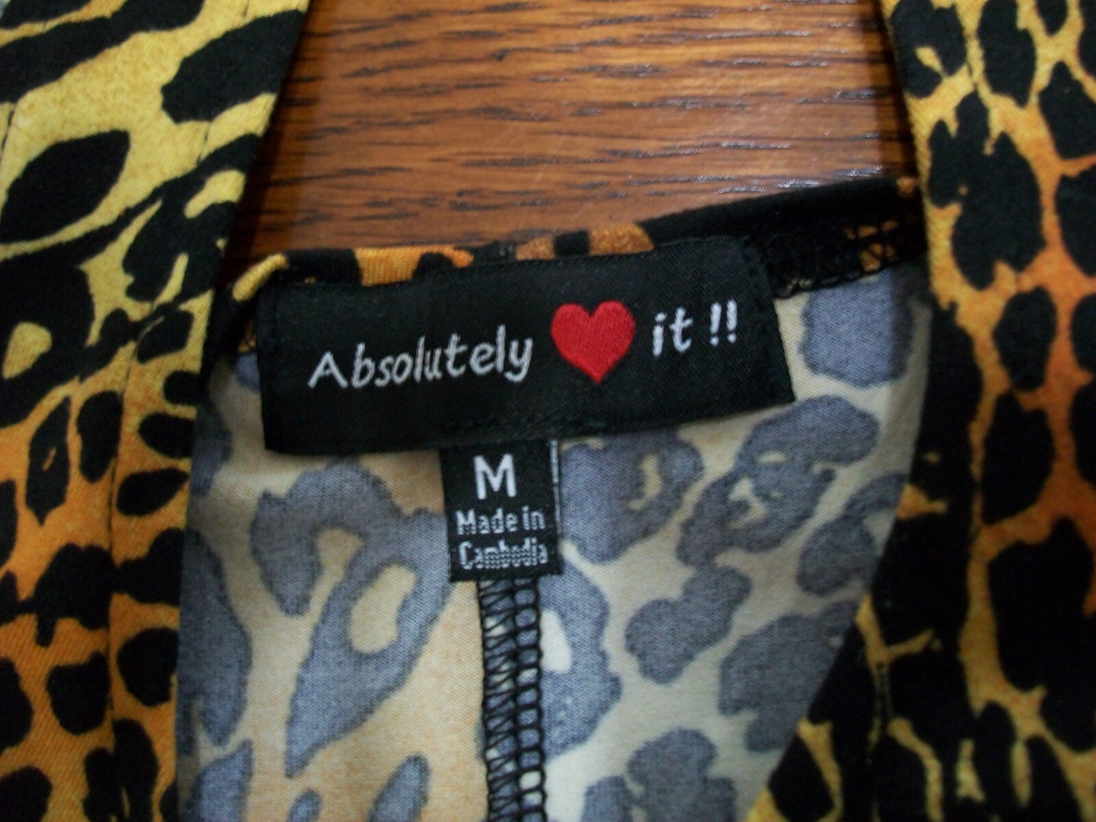 ABSOLUTELY LOVE IT~SZ M~SOFT STRETCHY 1 PC UNITARD LEOTARD~BROWN YELLOW LEOPARD~