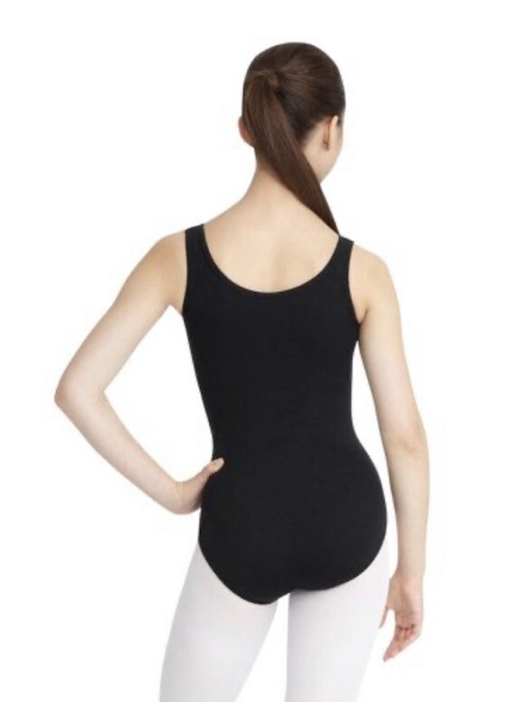 Capezio Women’s Team Basics Tank Leotard, Black, Sz XS