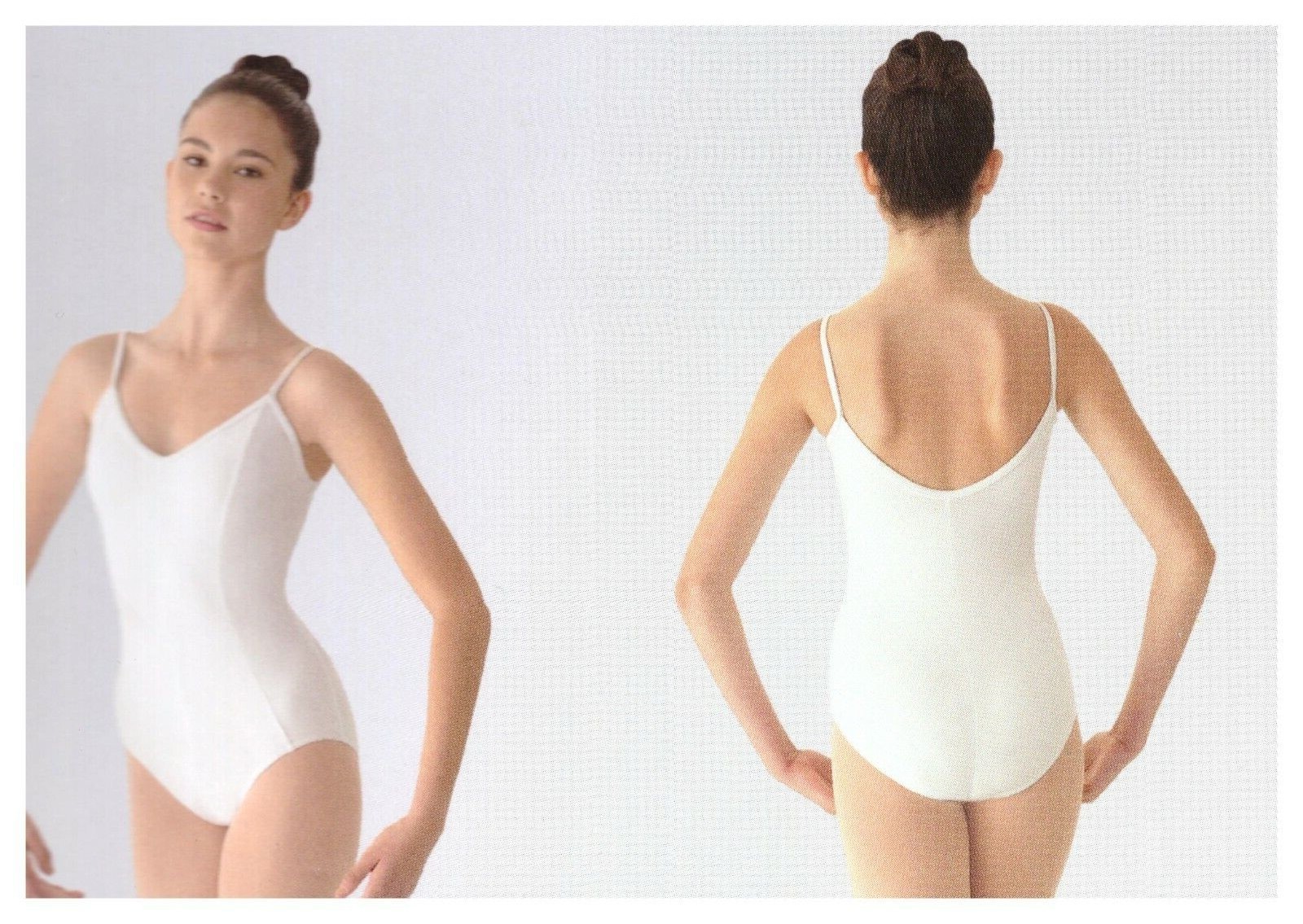 MIRELLA LADIES M207LM orchid Camisole leotard Princess Seam Ballet shopworn