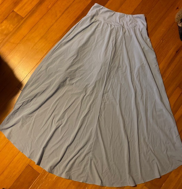 Dance Skirt with attached Short Light Blue Woman’s M