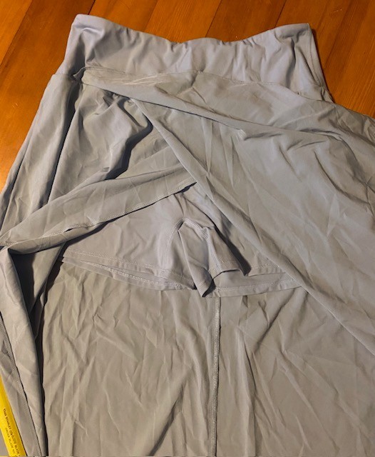Dance Skirt with attached Short Light Blue Woman’s M