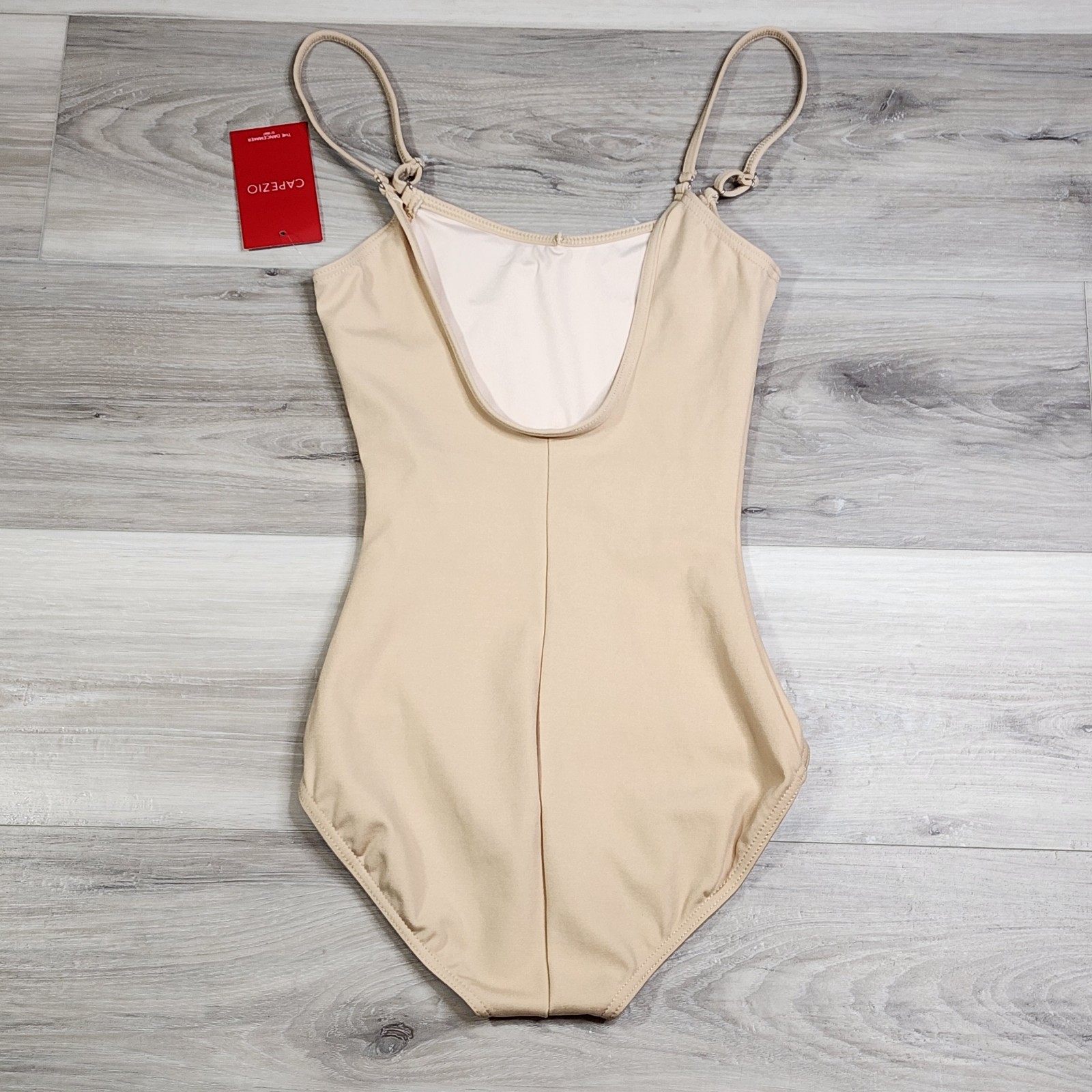 Capezio Tank Leotard Women’s Small Nude Adjustable Strap New