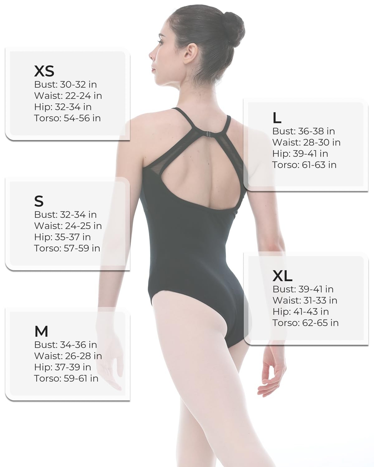 Dance Favourite High-Neck Mesh Ballet Leotard for Women & Girls Small, Black2