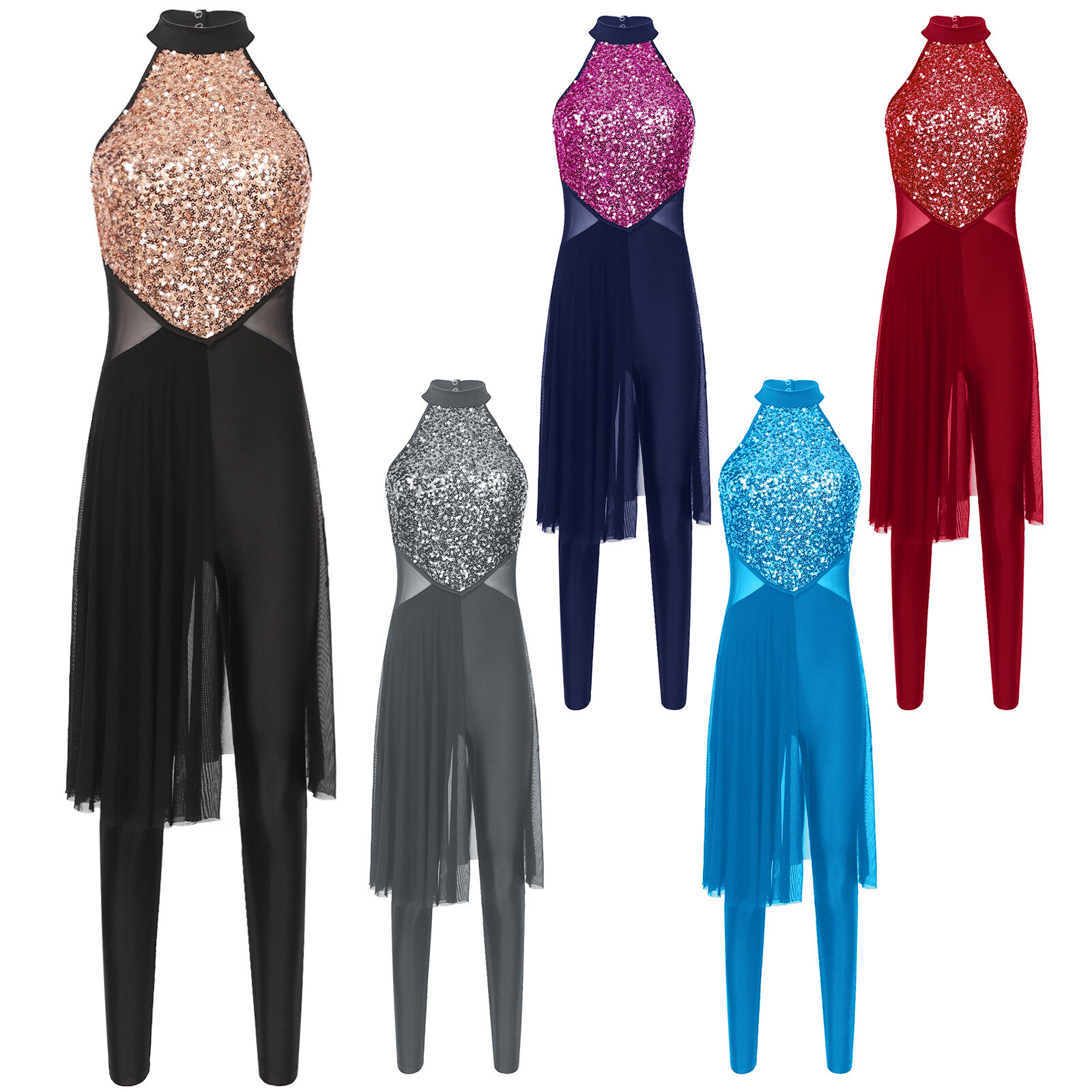 Women’s Bodysuit Flowy Rompers Jazz Dress Photographey Unitard Daily Leotard