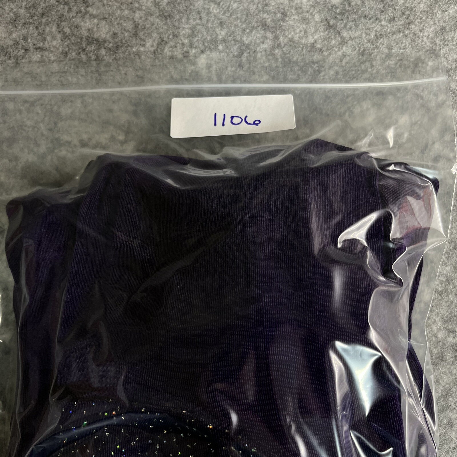 Vintage 80s Body Wrappers Full Leotard Dance Unitard Women M Purple Beaded