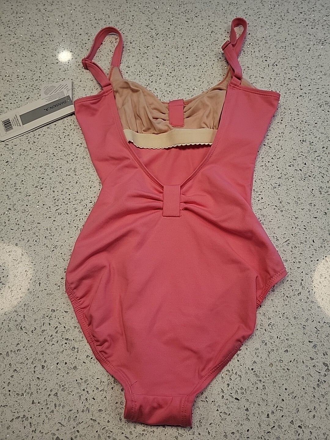 Womens XSmall (0-2) – Danskin Pink Adjustable Strap Leotard