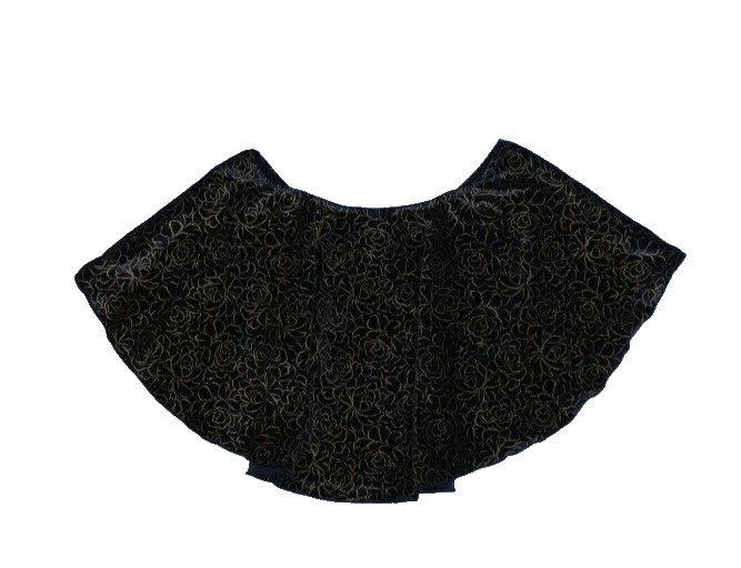 Wear Moi Nemesia Ballet Dance Black Gold Velours Venitien Stretch Skirt Womens S