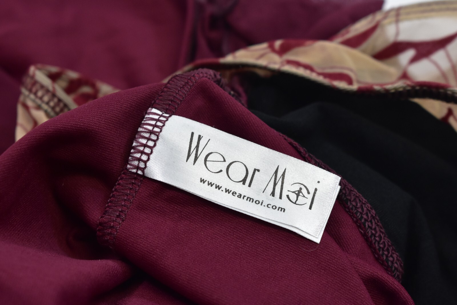 Wear Moi Soraia Ballet Dance Skirted Leotard Combo Burgundy Heart Neck Womens XS