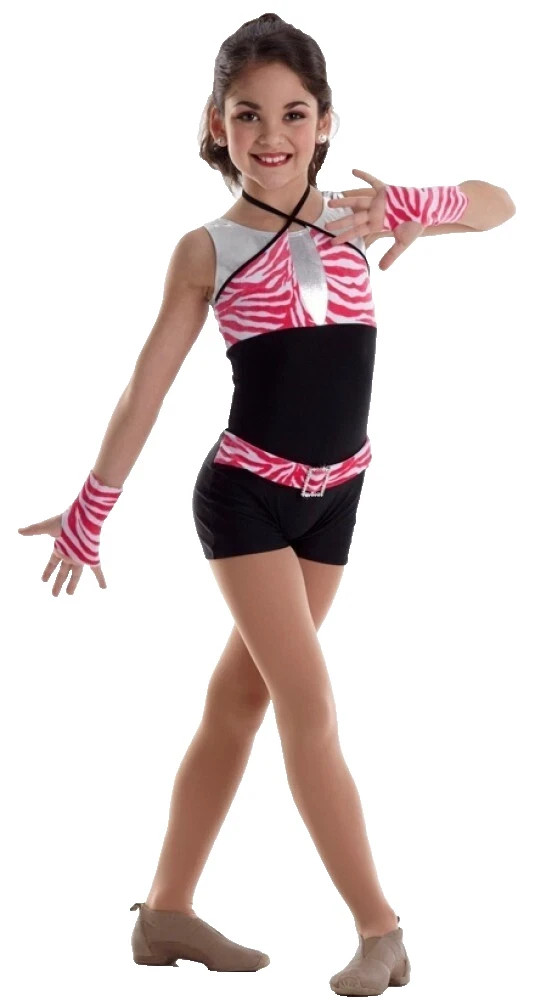 Lot of 7 Trashin The Camp 1-CXL, 1-AS, 4-AM, 1-AL Dance Costume Unitard & Gloves