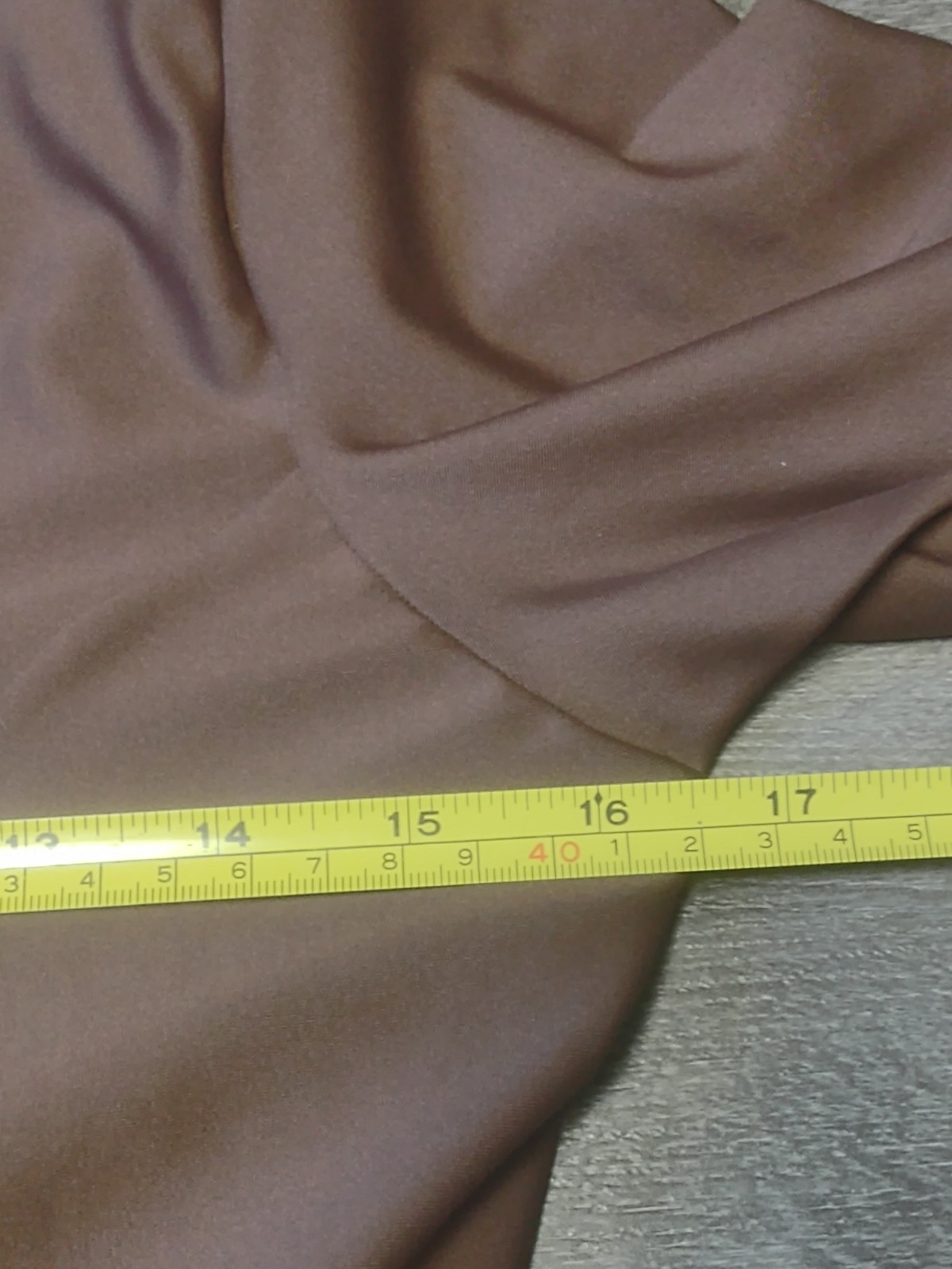 Mariia Dancewear Leotard Wide Scoop Neck 3/4 Sleeve Mocha Brown NWT Adult XL
