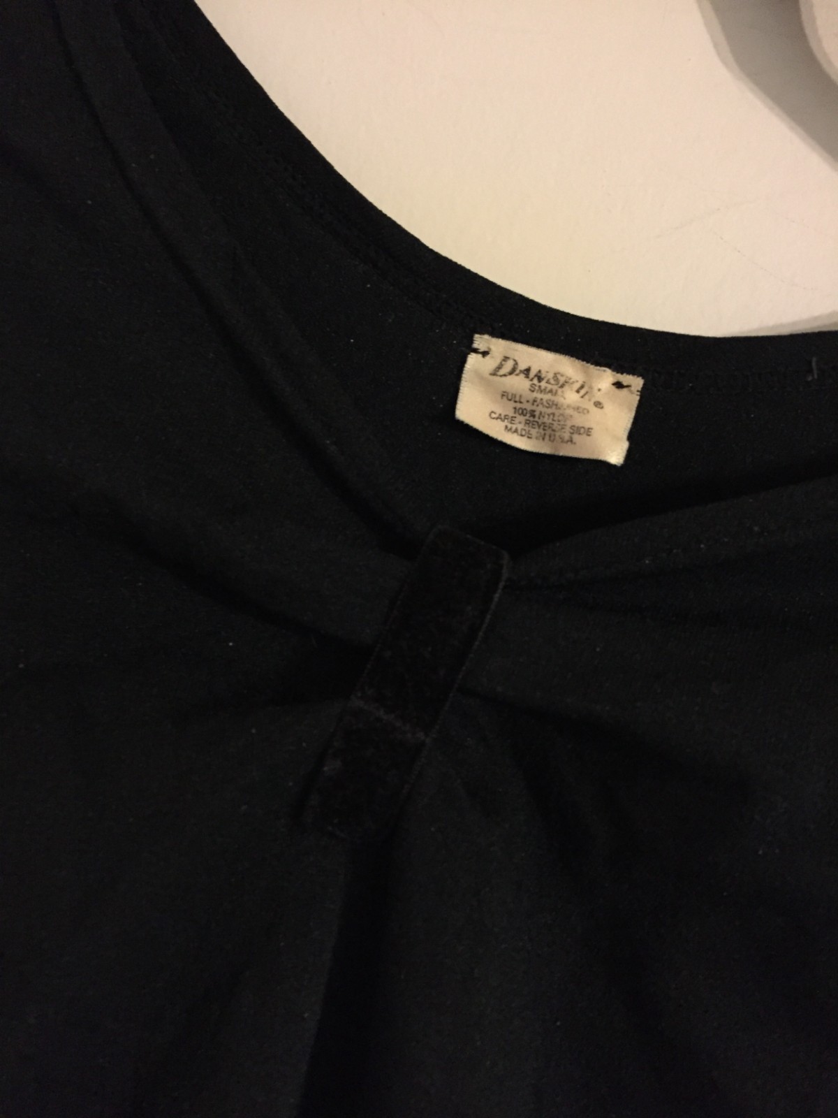 VTG 70s Danskin Long Sleeve Bodysuit Leotard – MADE IN USA – Size S