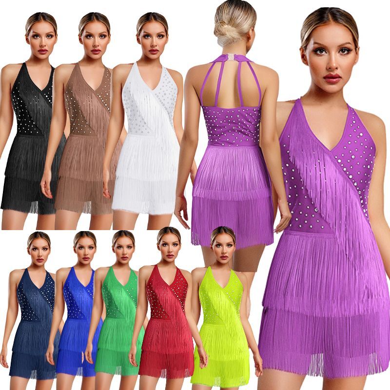 Women Leotard Carnival Dancewear Lyrical Jumpsuit Stage Performance Bodysuit