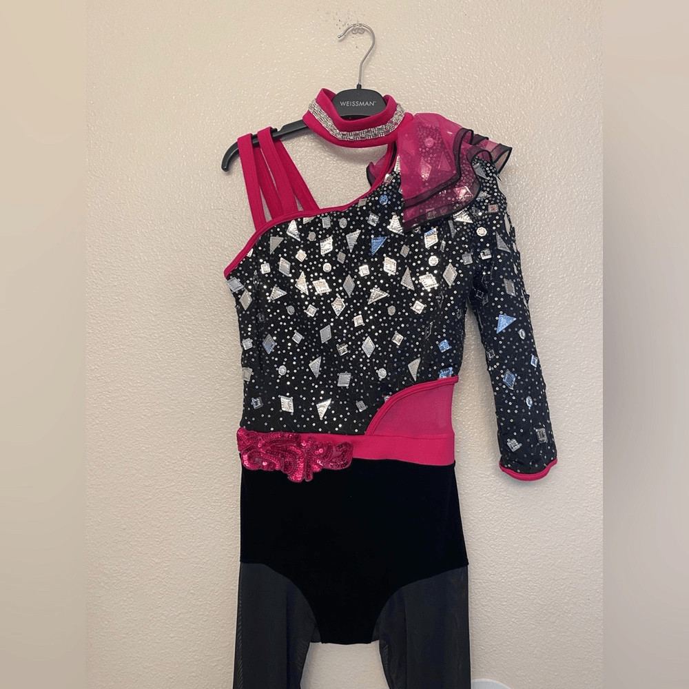 WEISSMAN Dance Costume unitard catsuit jumpsuit Merry Ground 16309 SA-Small adul