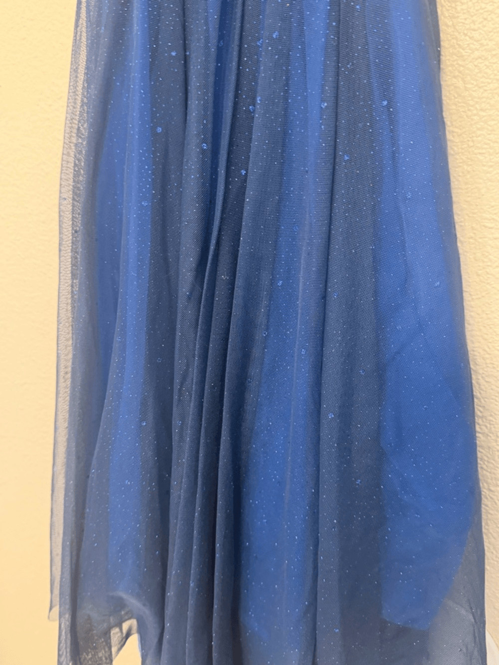 Revolution Dance costume blue velvet tutu dress 023 SA-Small adult
