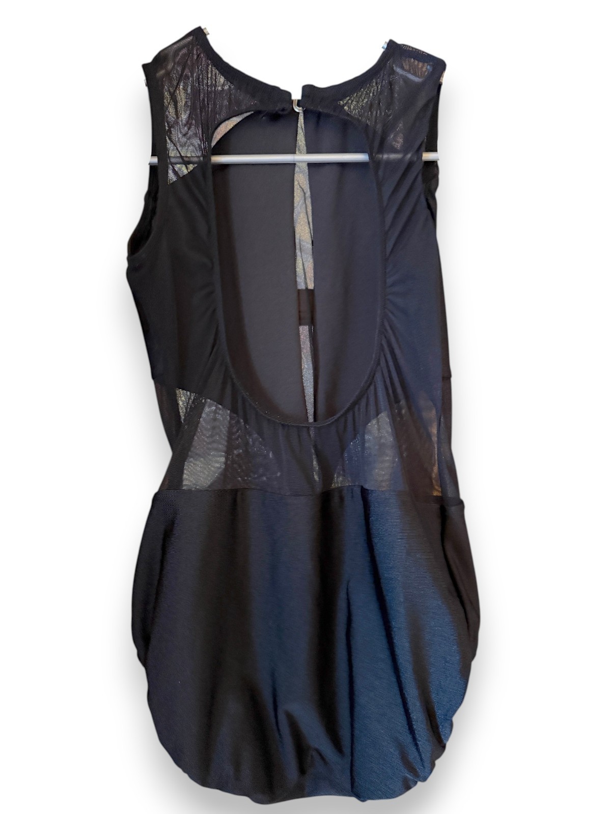 Patrick J. Design Dance Wear Dancewear ADULT LARGE Leotard Black Mesh Accents
