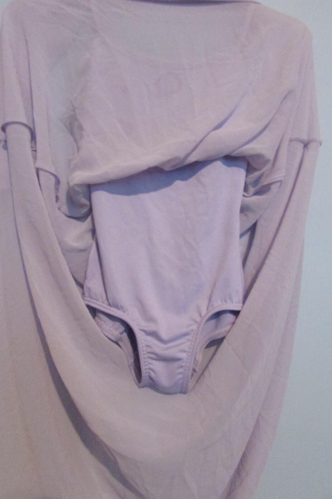 Women’s Body Wrappers Light Lilac Purple Skating Leotard Size Medium EUC!!!