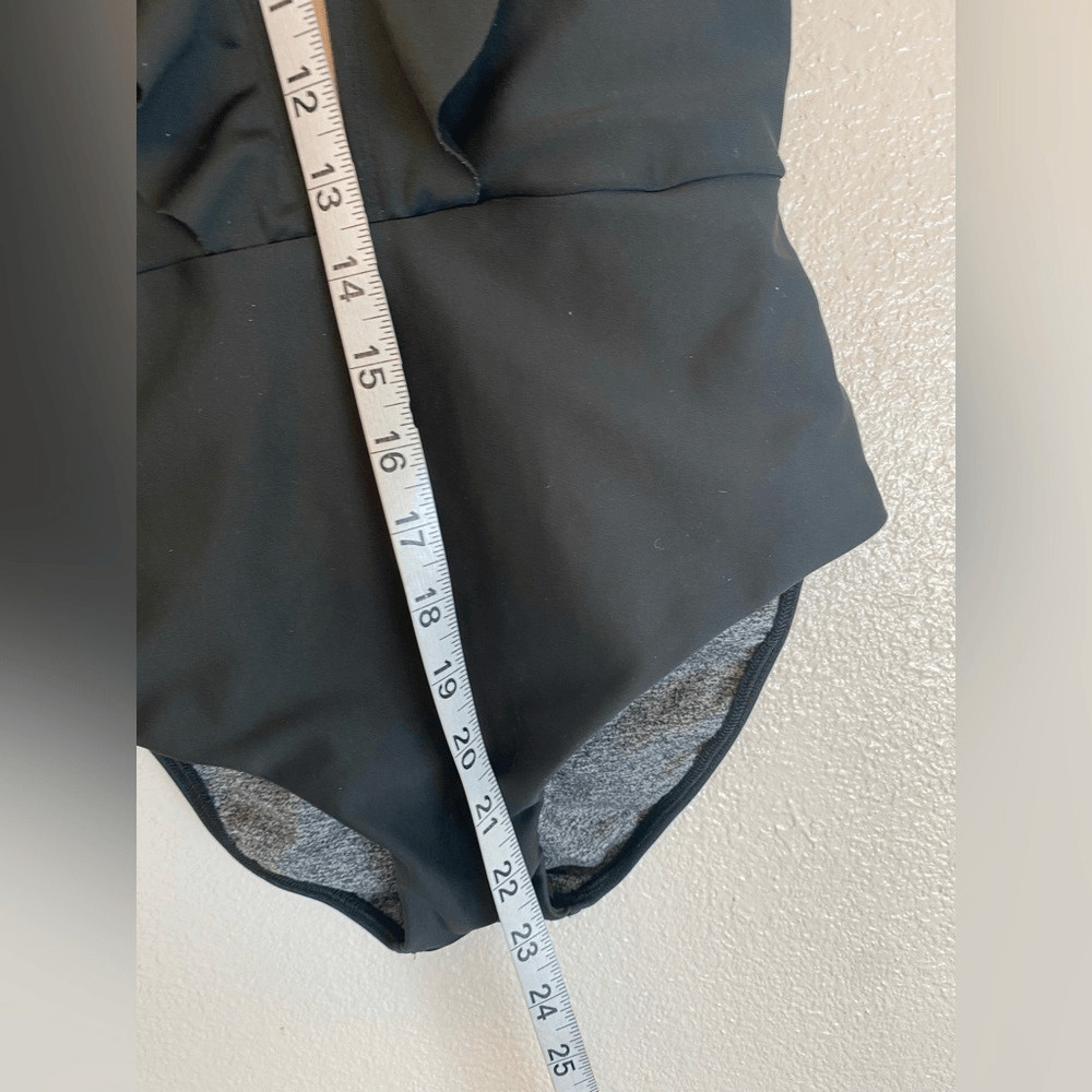 Five 5 Dance solo black ruffle leotard SA-Small adult