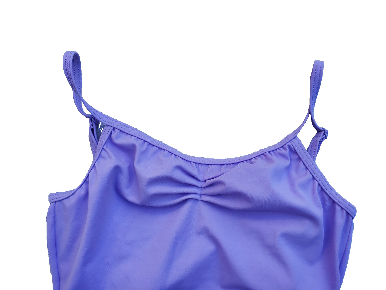 Weissman Tank Leotard / Bodysuit Purple SA Nylon Dance Gymnastics adjustable