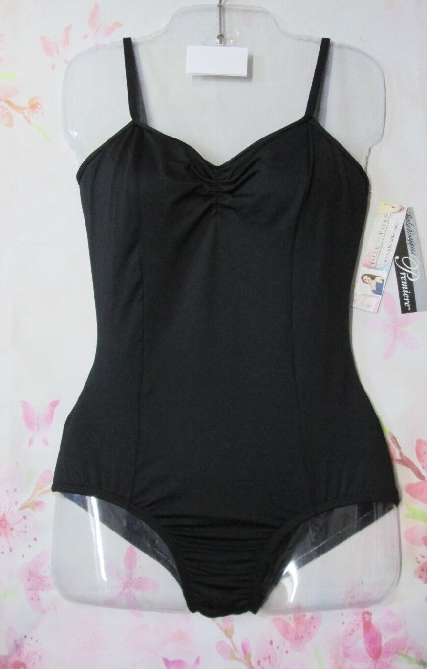 Leotard New Body Wrappers Womens SA MA LA Black Dance Ballet Lyrical Costume