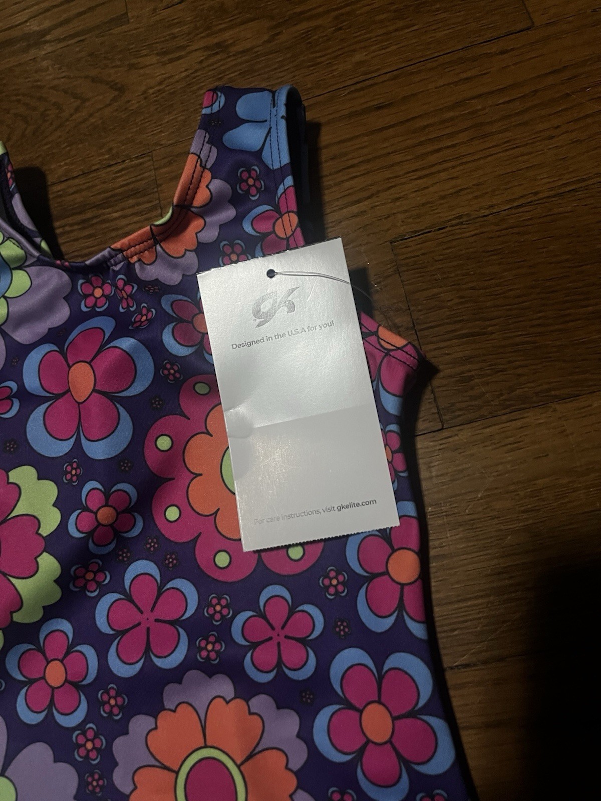 NWT GKids Disco Daisy Tank Leotard Style #E5090 size Child Small