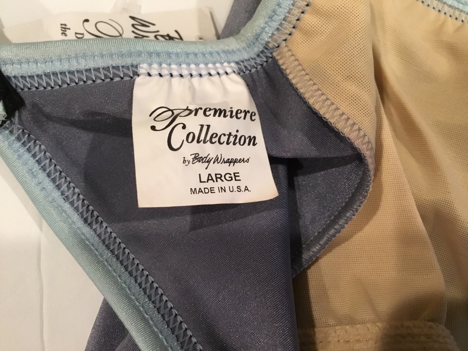 New, Women’s Body Wrappers Premiere Camisole Leotard, Silver, Size Large