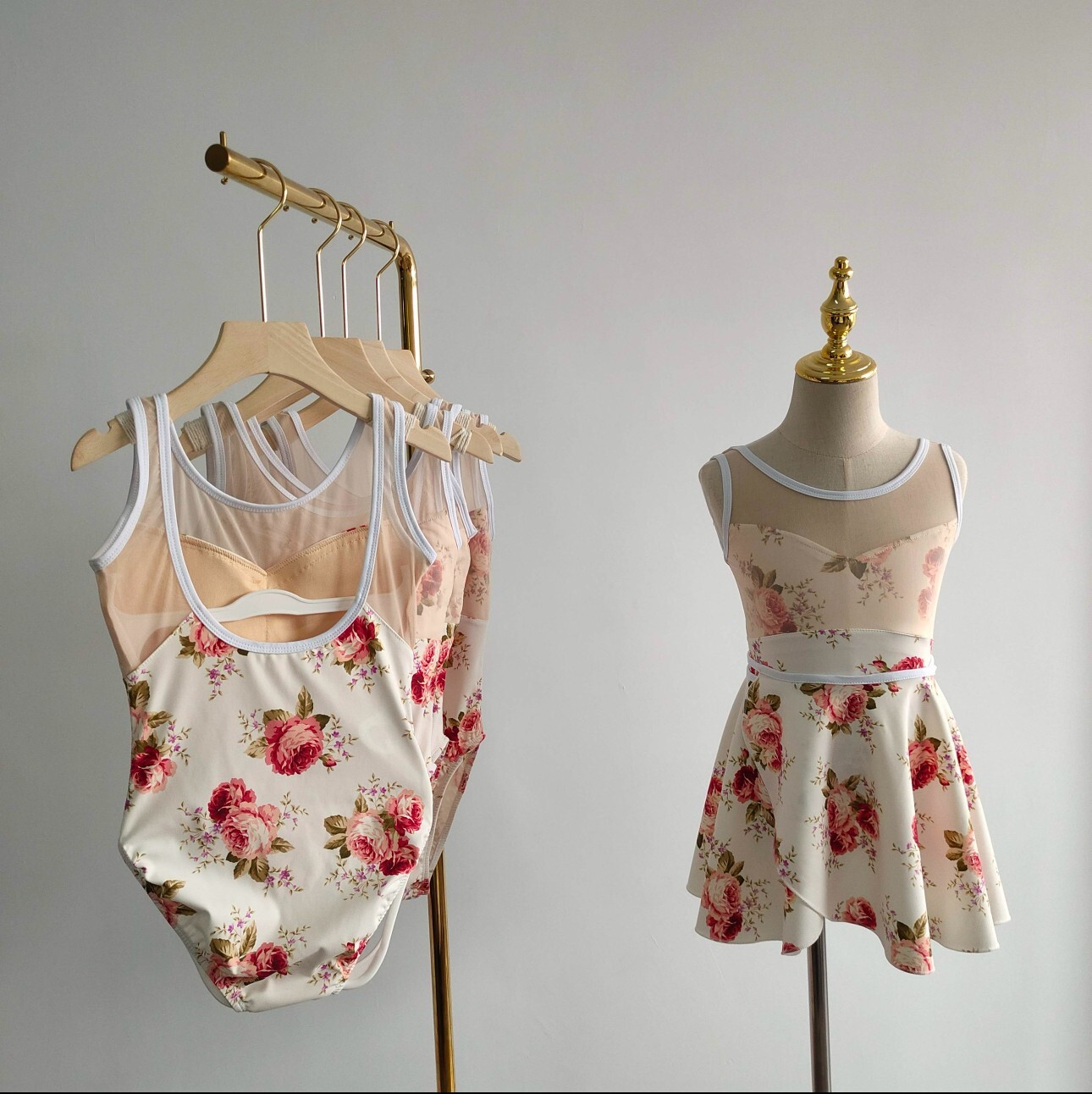 leotard + Skirt set for ballet