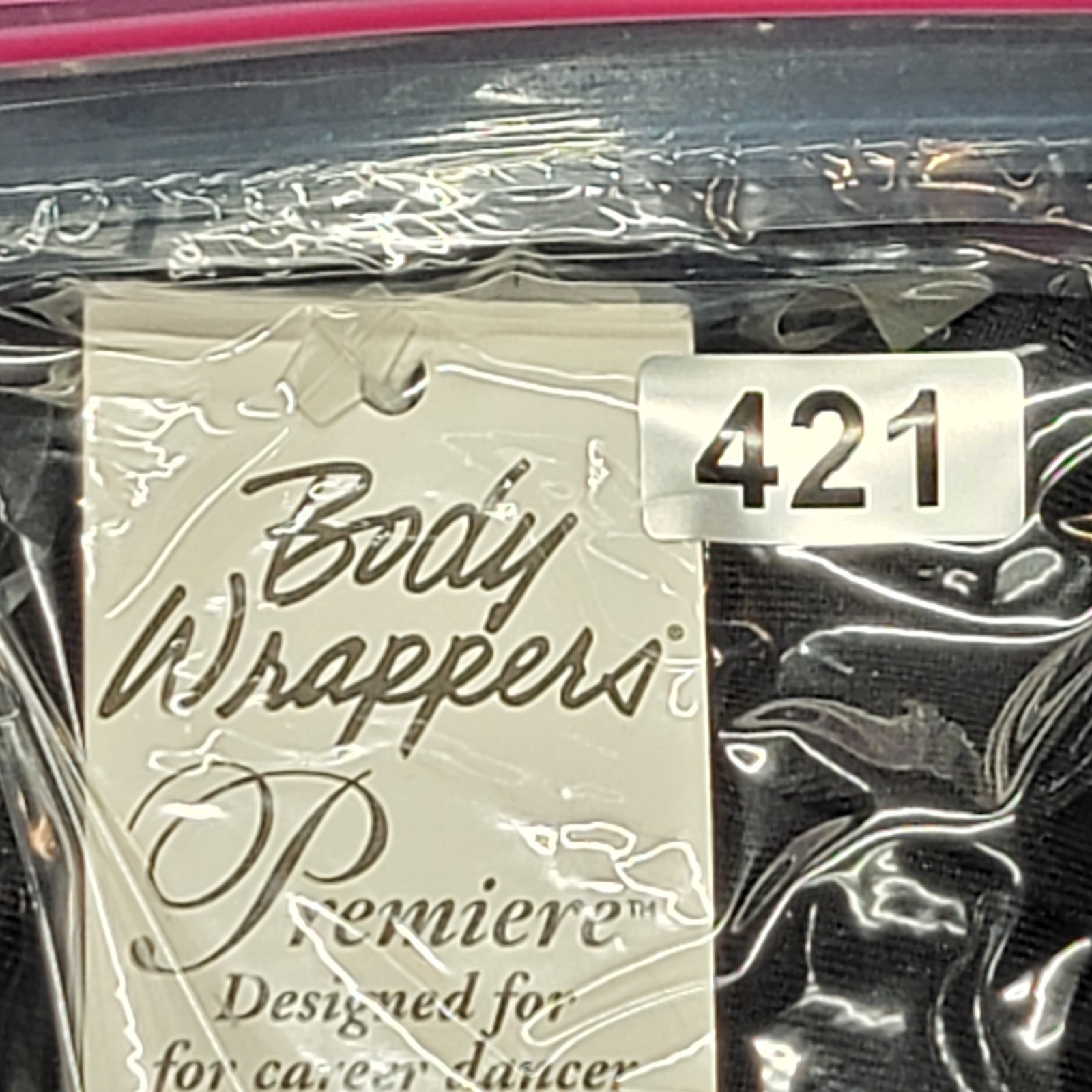 Body Wrappers Premiere Camisole Leotard Black Pinch Front Open Back SZ XS