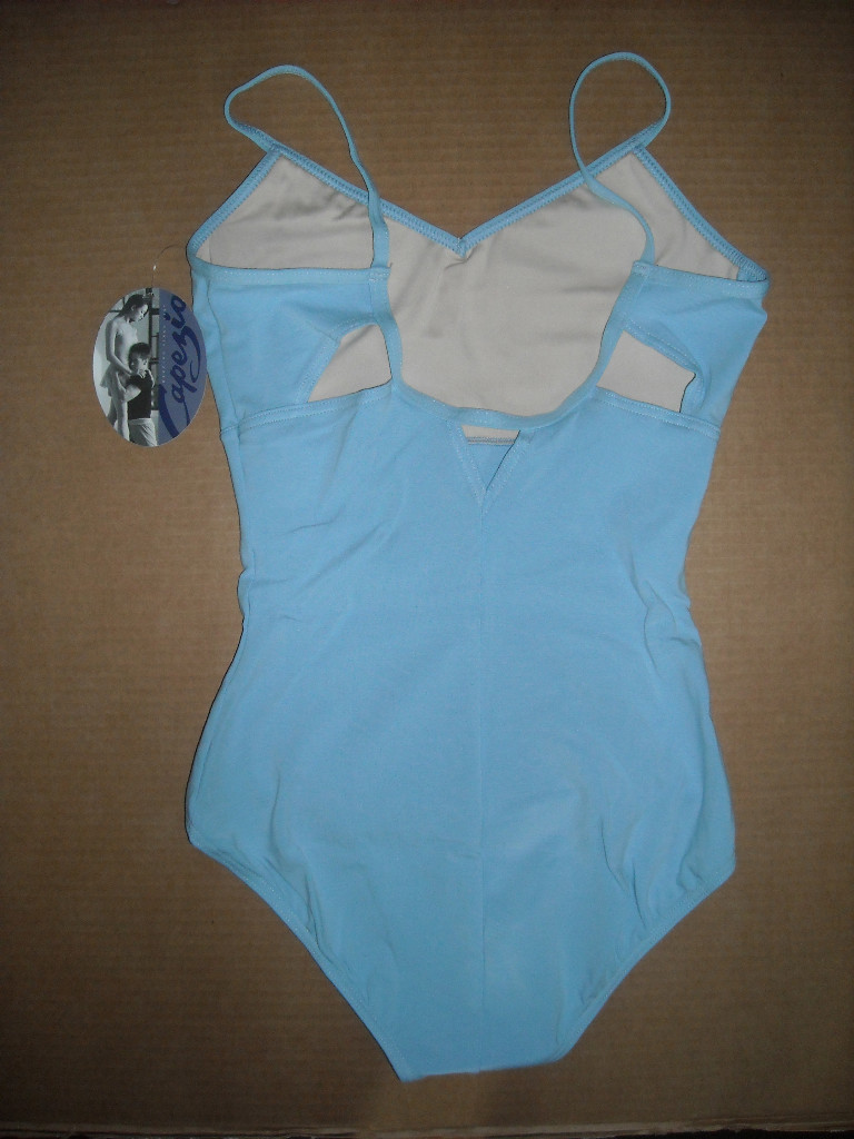 CAPEZIO TRIANGLE BACK LEOTARD CAMISOLE 9963 Lt Blue Navy Garnet Ladies sz