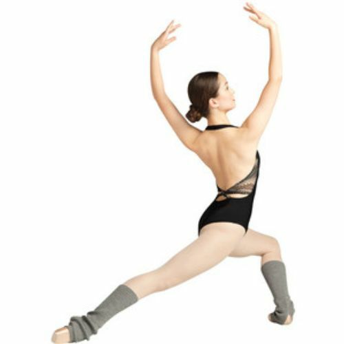 Leotard Capezio New Size LA Fits MA Dance Gymnastics Ballet Costume Black Halter