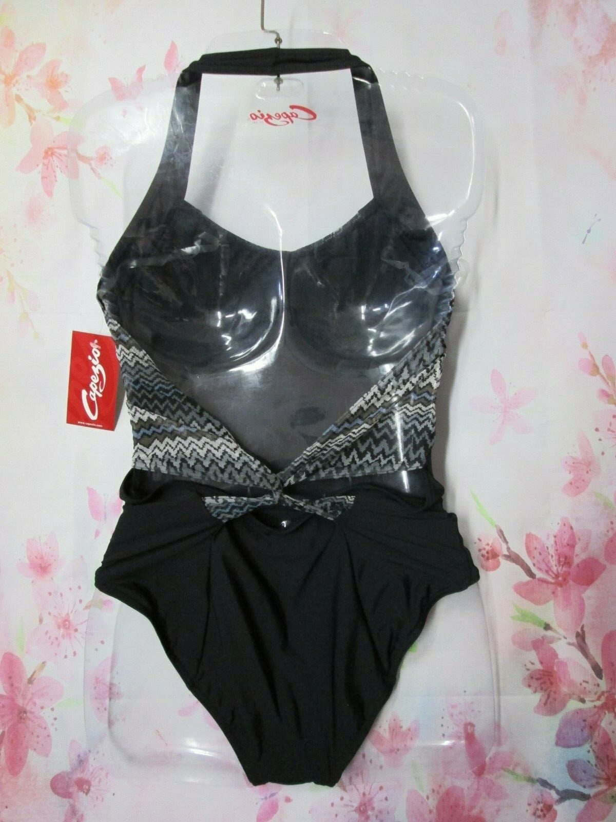 Leotard Capezio New Size LA Fits MA Dance Gymnastics Ballet Costume Black Halter