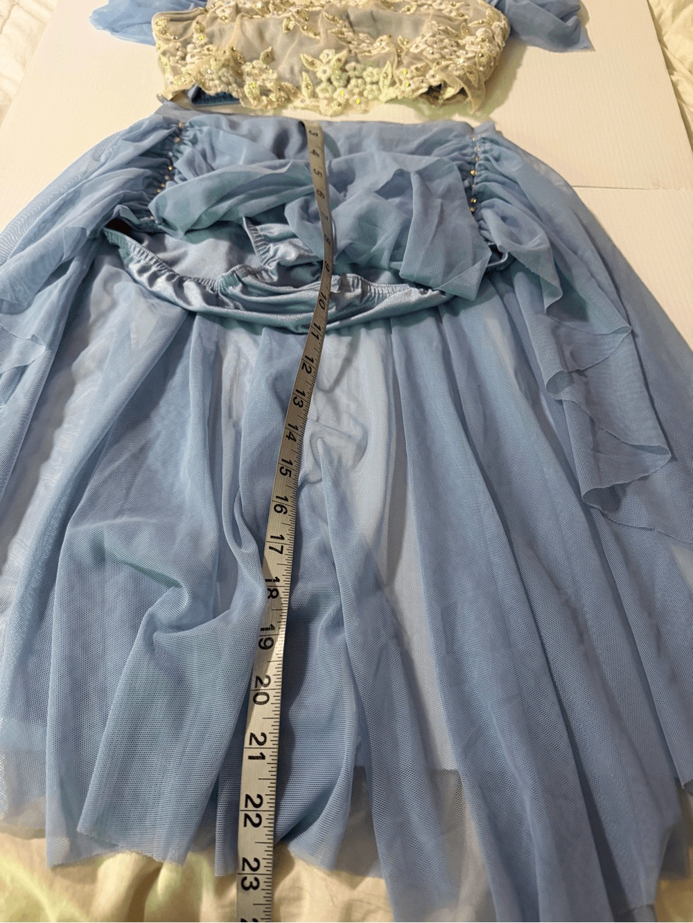 Kelle dance lyrically ballet costume blue 2 piece ENDLESS SUMMER 7878 Adult SA