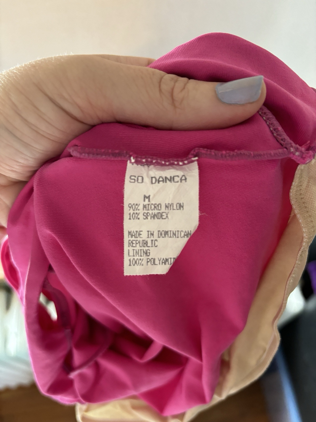 So Danca- Pink Leotard Adult medium NWOT