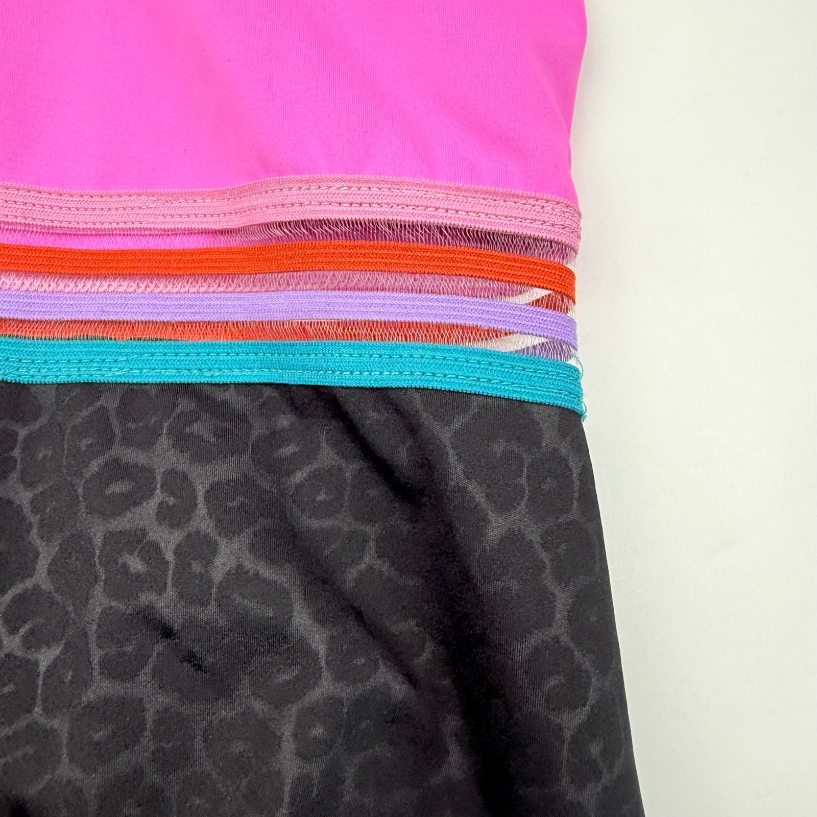 Sylvia P Gymnastics Wild Cat Leotard & Shorts Set, XS
