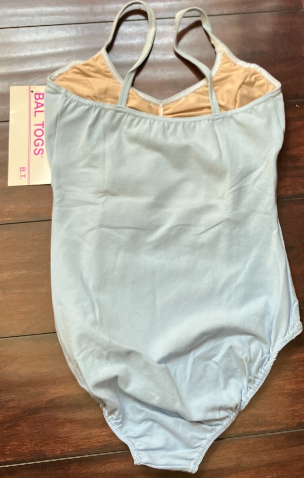 NWT Baltog Extra Large Adult Light Blue Camisole Ballet Dance Leotard