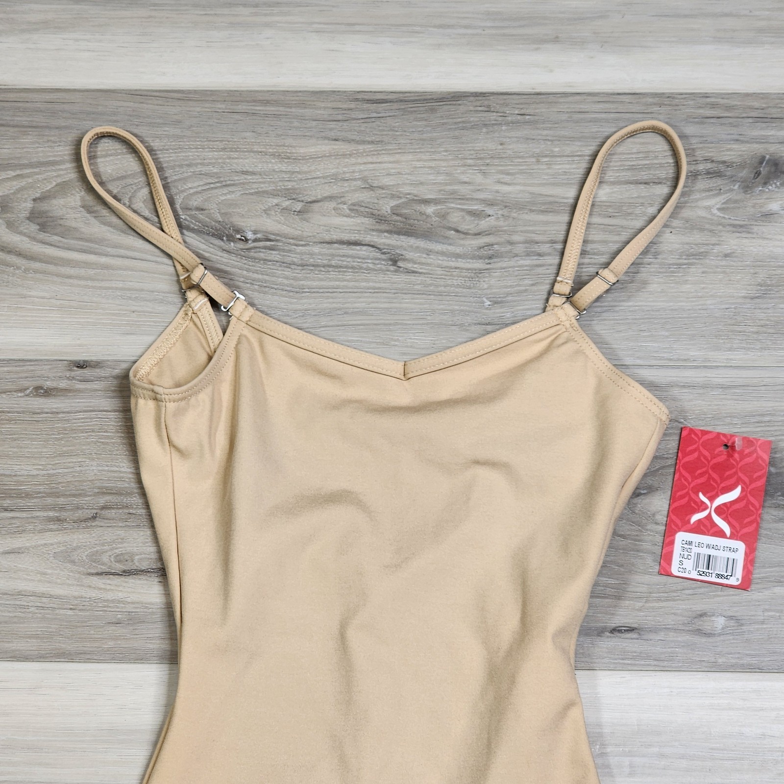 Capezio Tank Leotard Women’s Small Nude Adjustable Strap New