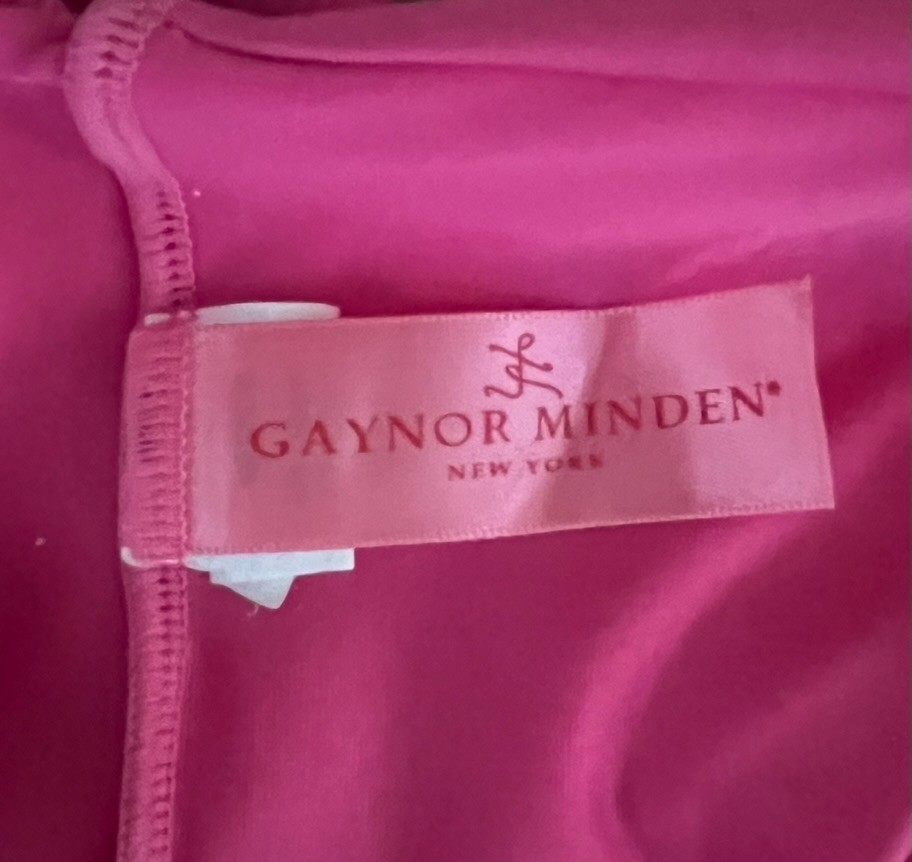Gaynor Minden Hot Pink Sleeveless Leotard Bodysuit Dance Gymnastics Womens…