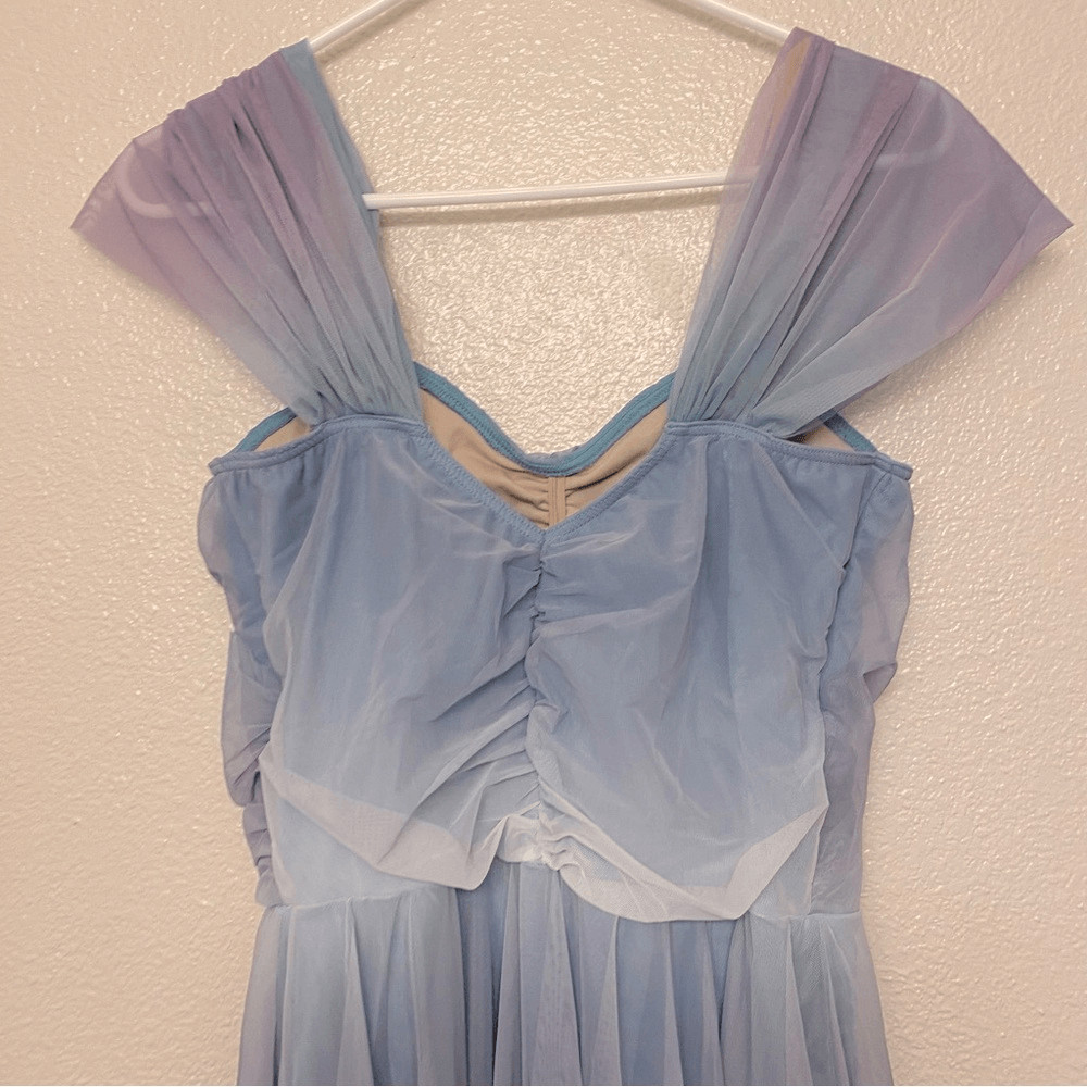 Weissman Dance solo costume blue dress Cello Suite No. 1 16665 LA-Large adult