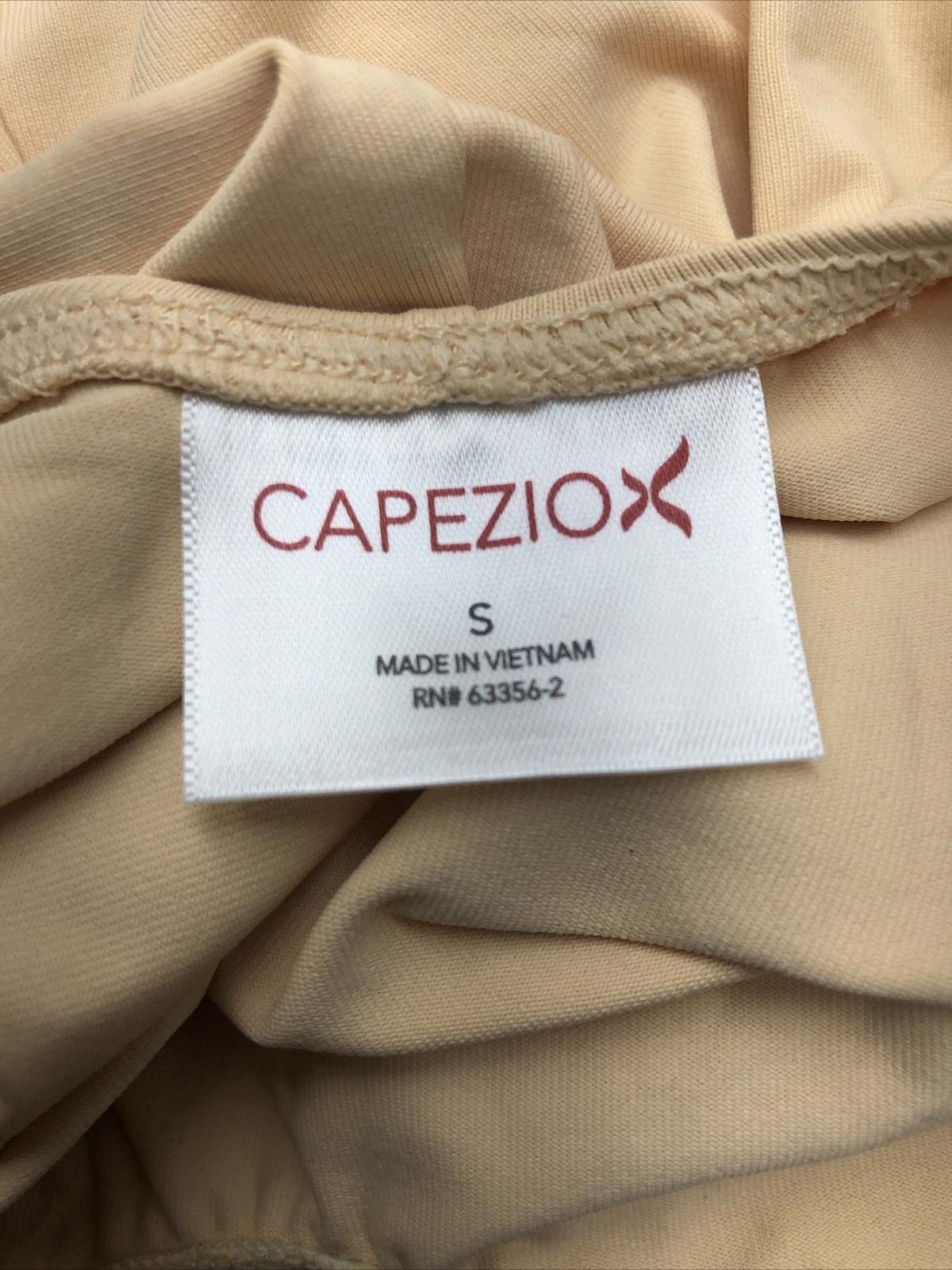Capezio Camisole Leotard with Clear Straps Women’s 63356-Z Scoop Front S Nude
