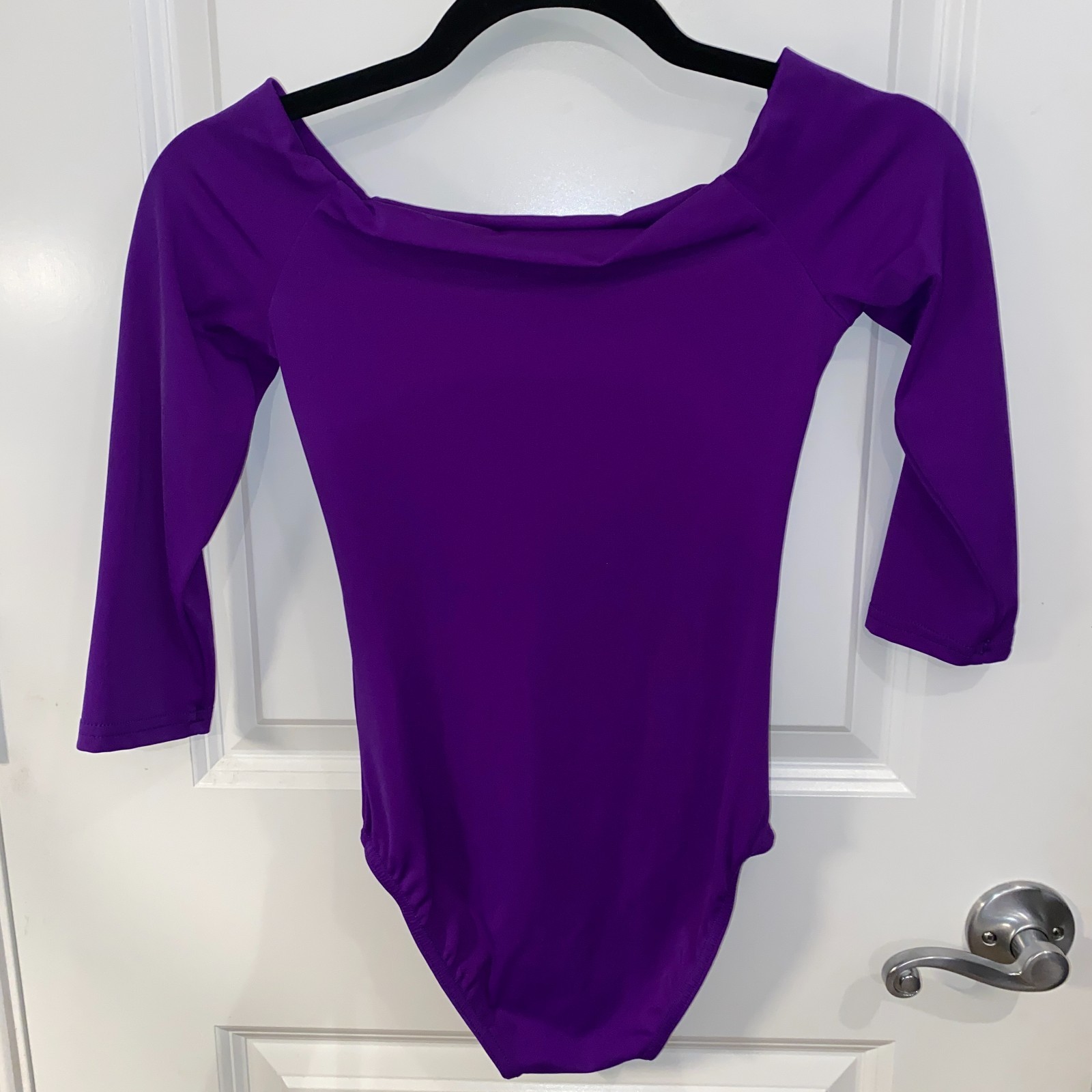 Zidans 3/4 Sleeve Ballet/Gymnastics Leotard/Swimsuit | Size S | Purple / Violet